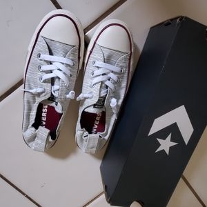 Converse, Chuck Taylor's, black and white stripped Size 6.